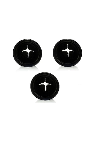 Truva Shop 3 Adet Penis Pompası Siyah Silikon Yedek Başlık Pompa Girişi