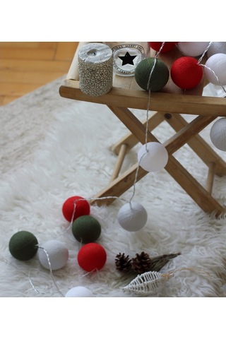 Merry Christmas Işıklı Top Dekoratif Aydınlatma