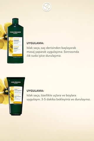Yves Rocher Prebiyotik Besleyici Orjinal Boy Saç Seti- Şampuan 300 Ml & Maske 200 Ml