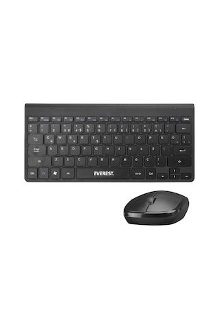Everest KB-BT72 Elite Metalik Bluetooth Kablosuz Q Klavye + Mouse