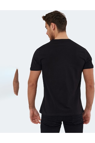 Slazenger ROSALVA Erkek Siyah Tişört