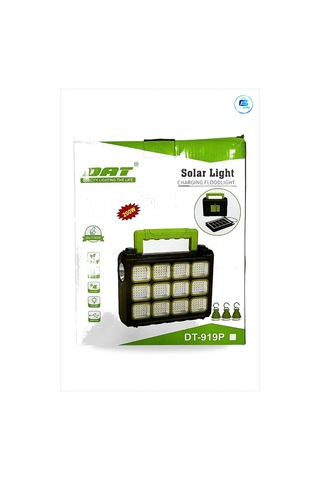 Solar Projektör 200 W Usb Şarjlı Güneş Enerjili Taşınabilir Led A