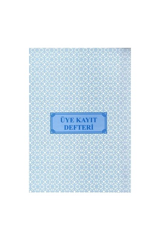 Üye Kayıt Defteri Numaralı 22x32 40 Yaprak Artlantis Üye Kayıt Defteri Karton Kapak 1 Adet