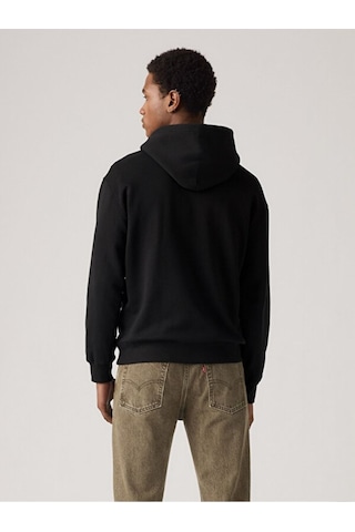 Levi's Erkek Relaxed Graphic Crewneck Kapüşonlu Sweatshirt - 3847904260 Siyah