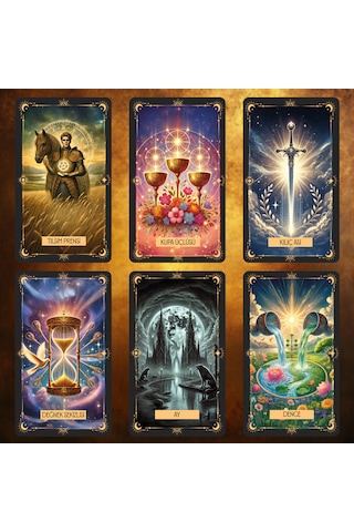 Pia Tarot / 78 Kart Tarot Destesi