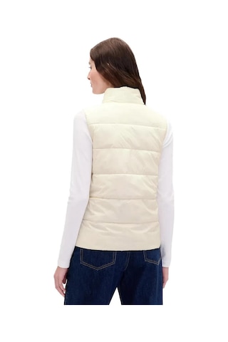 Gap 791282004 V-frch Logo Lw Puffer Vest Kadın Yelek Krem