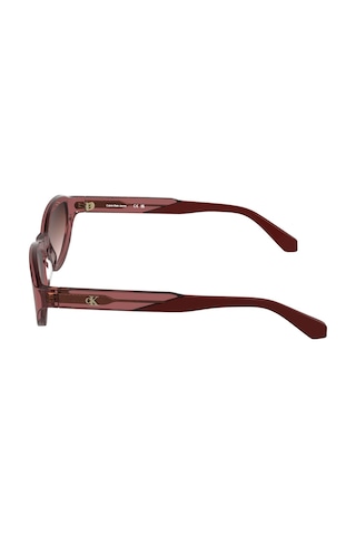 Calvin Klein Jeans Ckj 25618s 600 56 Kadın Cat Eye Şeffaf Kırmızı Degrade Kemik Güneş Gözlüğü Kırmızı