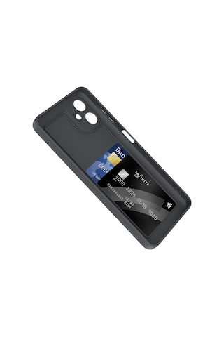 Nihcase Samsung Uyumlu Galaxy A06 Kılıf 2 Ad Gizli Kart Bölmeli Vitra Kapak