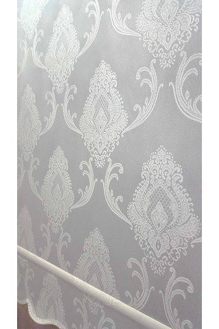 1.Kalite N11 Özel Osmanlı Motifli Çift Mekanizmalı Tül Stor Perde
