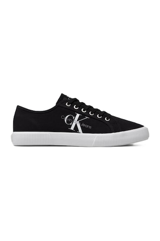Calvin Klein Ess Vulcanized Low Loceup Mens Sneaker Erkek Günlük Spor Ayakkabı Siyah-beyaz