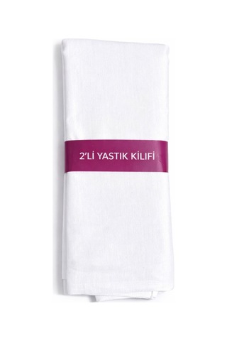 4'lü Pamuklu 50x70 Yastık Kılıfı Beyaz