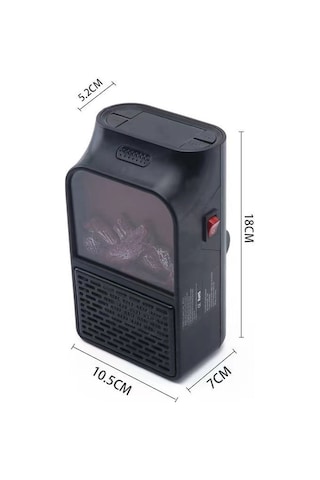 Dm Taşınabilir Elektrikli İç Mekan Hızlı Isıtıcı - Pratik Ve Etkili