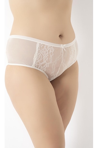 Kadın Büyük Beden Dantelli 4'lü Paket Külot Asorti-2 C4t0n5o408 001