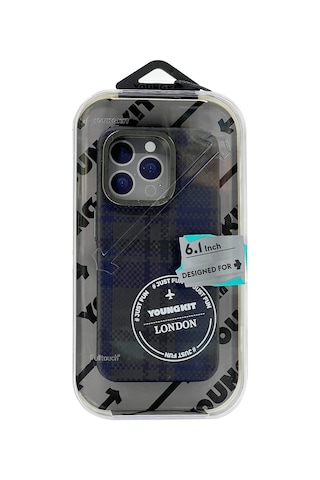 Youngkit Apple Uyumlu iPhone 14 Pro Max Gezhi Arka Koruma Kılıf - Kırmızı Kırmızı