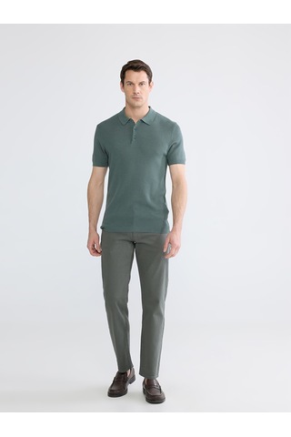 Lcwaıkıkı Classic Yeşil Polo Yaka Erkek Triko Tişört