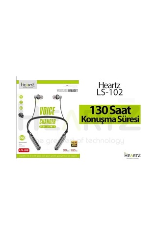 Ls 102 Bluetooth Kulaklığı 5.3 Versiyon Yüksek Şarj İle 130 Saat Bekleme Süreli 10 Metre Çekiş Menzilli Dışar Genel
