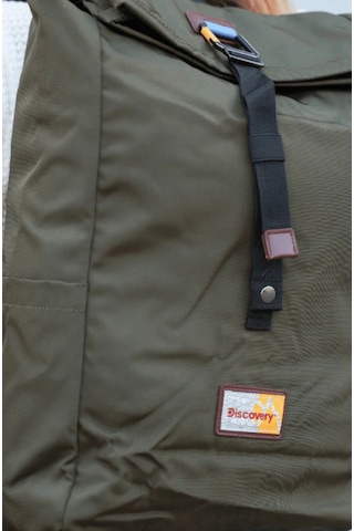 Discovery Icon Roll Top Sürdürülebilir Unisex Sırt Çantası Yeşil 2