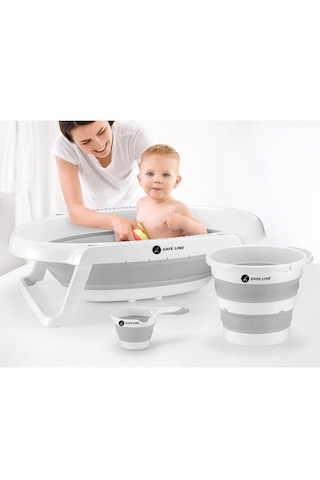 Safe Line Katlanır Bebek Banyo Seti 5'li