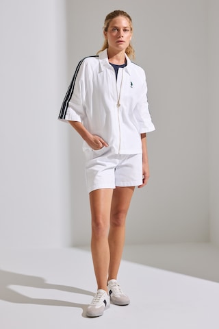 U.S. Polo Assn. U.s. Polo Assn. Kadın Beyaz Gömlek Desenli 50320109-vr013