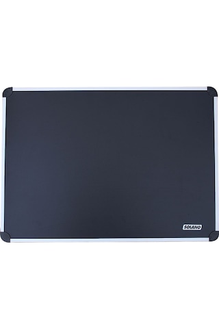 Solano Katlanır Kamp Masası Alüminyum Çerçeve Mdf Üst Tabla 48 68cm Siyah