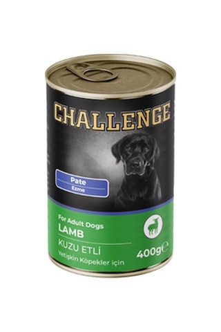 Challenge Kuzulu Ezme Yetişkin Köpek Konservesi 400 Gr 24'lü Paket