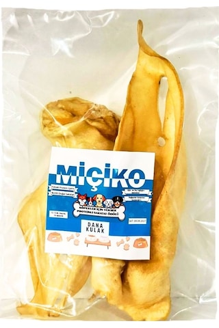 Zengin Proteinli Dana Kulak Köpek Ödülü 100gr