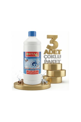Ortem Sıvı Lavabo Açıcı 3x900 Gr