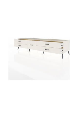 Kronos Tv Ünitesi 5 Çekmeceli 220x59x51 Aytaşı-çam/aytaşı Atlas Çam/aytası - Aytası