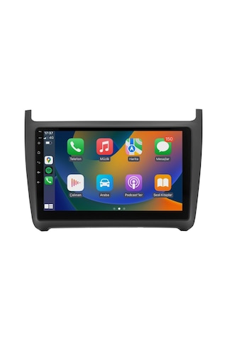 VOLKSWAGEN POLO 7 ANDROİD 12 MULTİMEDYA CARPLAY 4GB/64GB 9 İNC HD IPS EKRAN PARK KAMERASI HEDİYELİ