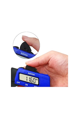 Gaman 20495 Mini Hassas Dijital Kumpas 1.5cm 15mm Kalınlık Ölçer