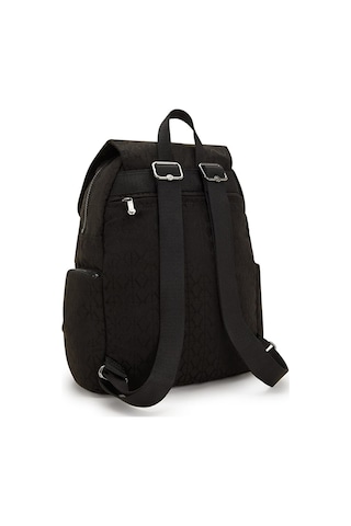 Kıplıng City Zip S Küçük Boy Sırt Çantası Siyah Black Sıgnature Jq Siyah
