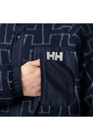 Helly Hansen Panorama Printed Pile Snap Mont Erkek Polar-34593 Lacivert