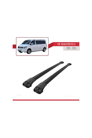 Volkswagen Transporter T6 2015 Ve Sonrası İle Uyumlu Ace-1 Ara Atkı Tavan Barı Siyah