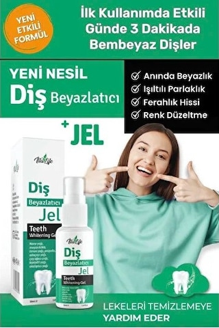 İlla Life Whitening Expert Hızlı Etkili Diş Beyazlatıcı Jel 50 ML