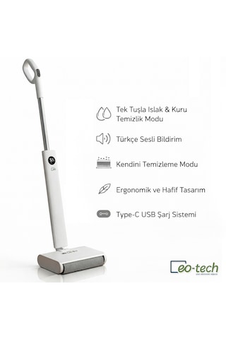 Eo-tech DW200 Kablosuz Şarjlı Mop