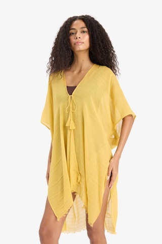 Defacto Regular Fit Pamuklu Kimono-fall İn Love Z0696az25spyl278 Sarı