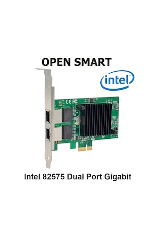 Open Smart OPS01G42NT Dual 2 Port 1 GB PCI-E X1 Ethernet Kart