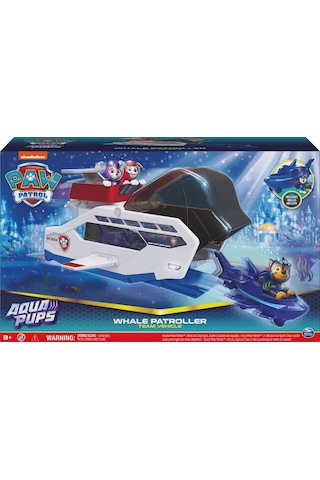 Spin Master Paw Patrol Figür Oyun Set Aqua Balina Ekip Aracı 6065308 Çok Renkli