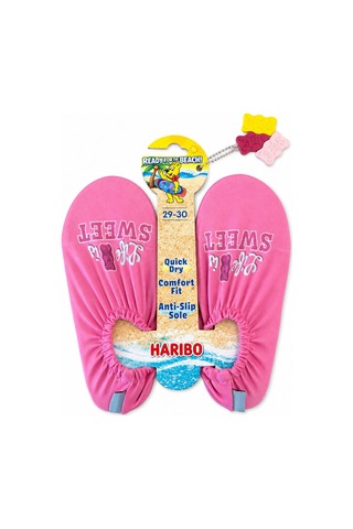 Haribo Lisanslı Yazı Baskılı Kız Çocuk Deniz Ayakkabısı Fuşya