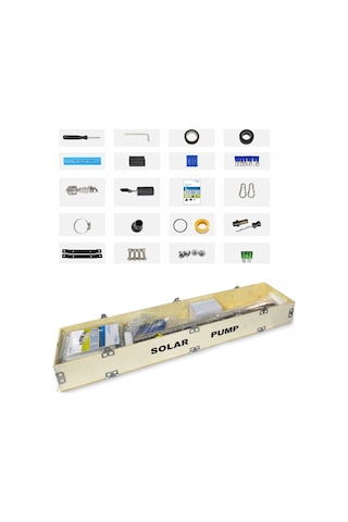 Hegel - İnges 2200 Watt Güneş Enerjili Dc Pompa - 3 Hp Solar Dalgıç Pompa - 4ush2200-210/11h