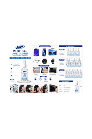 Modatüm Gözlük Camı Temizleme Spreyi 10 Adet 50ml, Tv-tablet Ekran, Çok Amaçlı Temizleme Spreyi