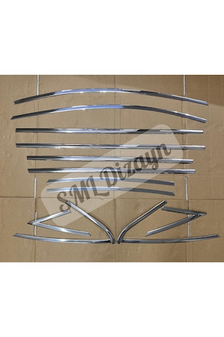 Ford Focus 3-3.5 Krom Cam Çıtası Nikelaj Krom Cam Çıtası