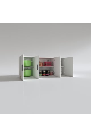 Kenzlife hazır mutfak marina byz 060*150*22 mutfak banyo dolabı kapaklı raflı