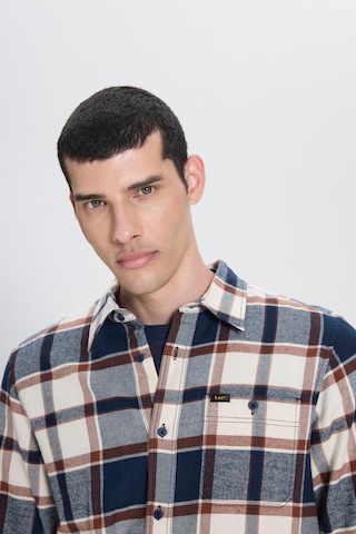 Lee Regular Fit Normal Kesim Pamuk Mavi Mevsimlik Gömlek L66N5805617 Mavi
