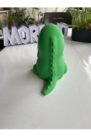 Sevimli T-rex Dinozor Kalemlik - 15 Cm Yeşil