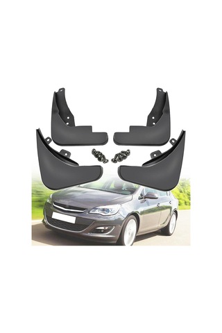 Gajeena Opel Astra J & Buick Verano Çamurluk Seti 2010-2016 - Kolay Montaj, Dayanıklı Siyah Plastik 112 Karakter
