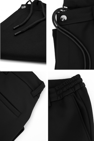 Goffra Erkek North Esnek Relaxed Beli Lastikli Jogger Pantolon Siyah M702-r0311-04 Siyah