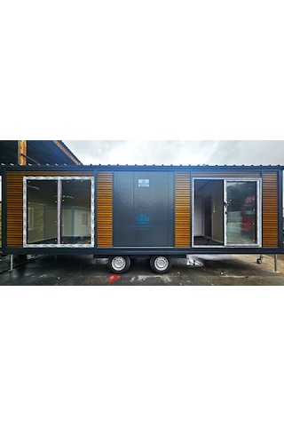 250 X 800 Teras Evim Tiny House Akustik Pvc Kaplama Kendinden Çatılı Kredi Kartına Vade Farksız Taksit Fabrikadan