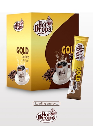 Hot Drops Gold Kahve 100gr 50 Adet X 2 Gr Hazır Granül Kahve