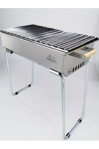 Mizan Marina Grill XL Krom Mangal 35 x 70 CM